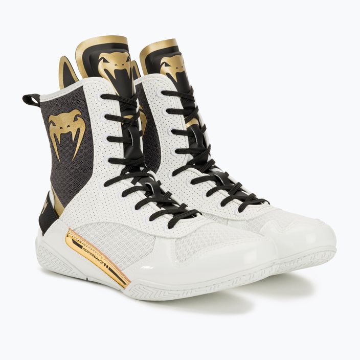Venum Elite Boxing cizme alb/negru/aur 4