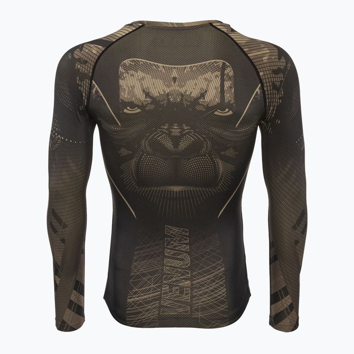 Jachetă pentru bărbați Venum Gorilla Jungle Rashguard nisip/negru pentru bărbați 10