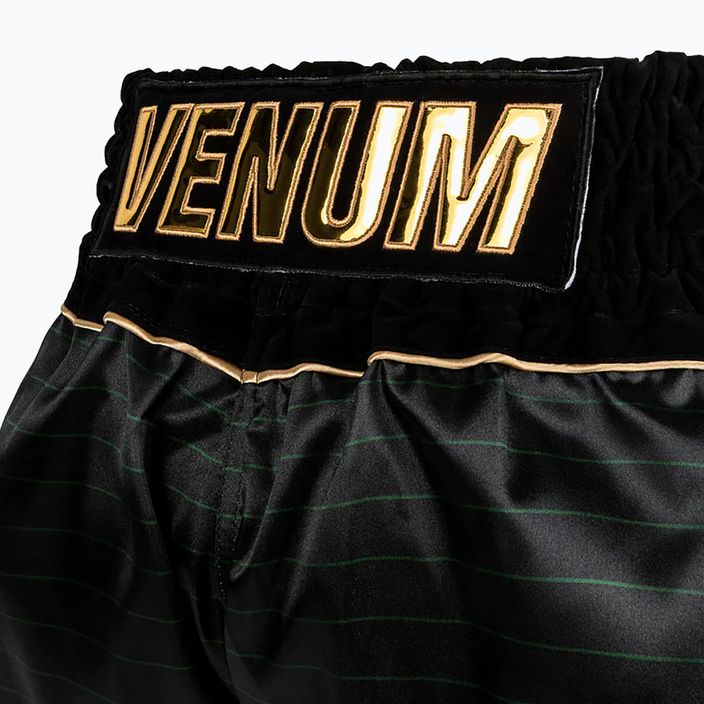 Pantaloni scurți de antrenament Venum Attack Muay Thai black/green 5