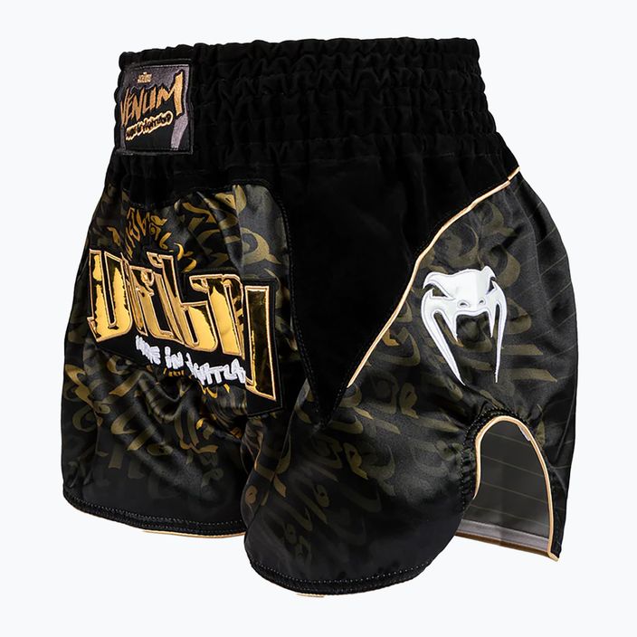 Pantaloni scurți de antrenament Venum Attack Muay Thai black/gold 3