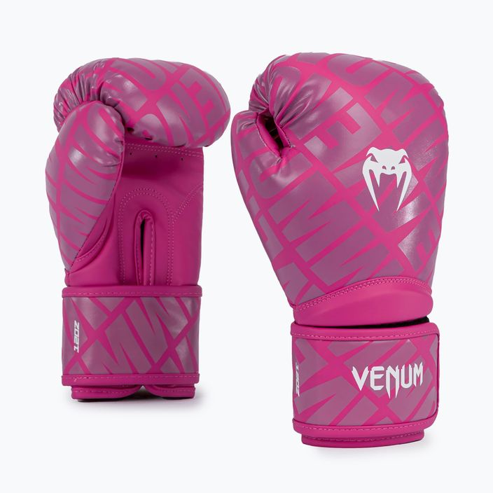 Mănuși de box Venum Contender 1.5 XT Boxing pink/white 2