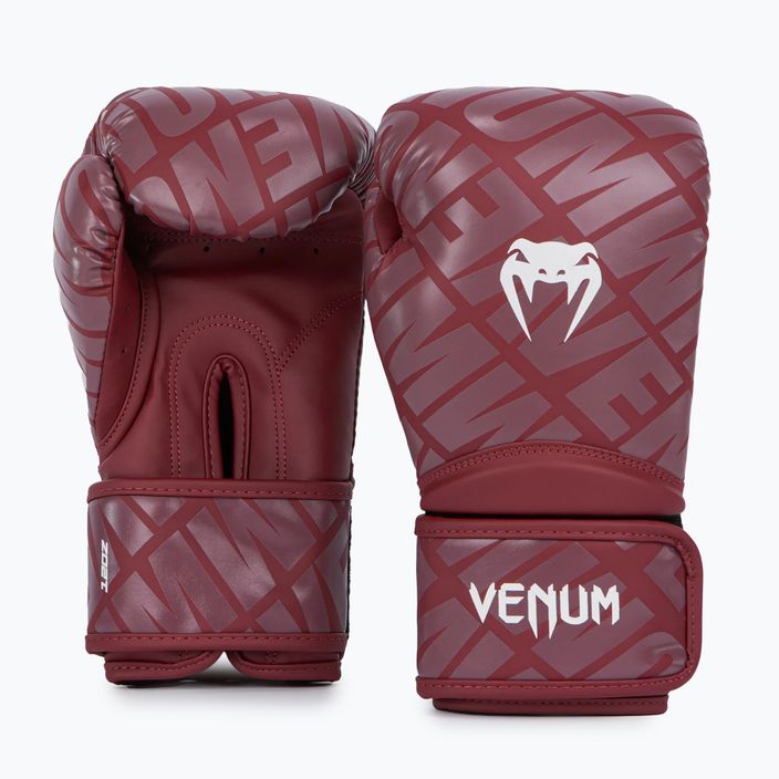Mănuși de box Venum Contender 1.5 XT Boxing burgundy/white 2