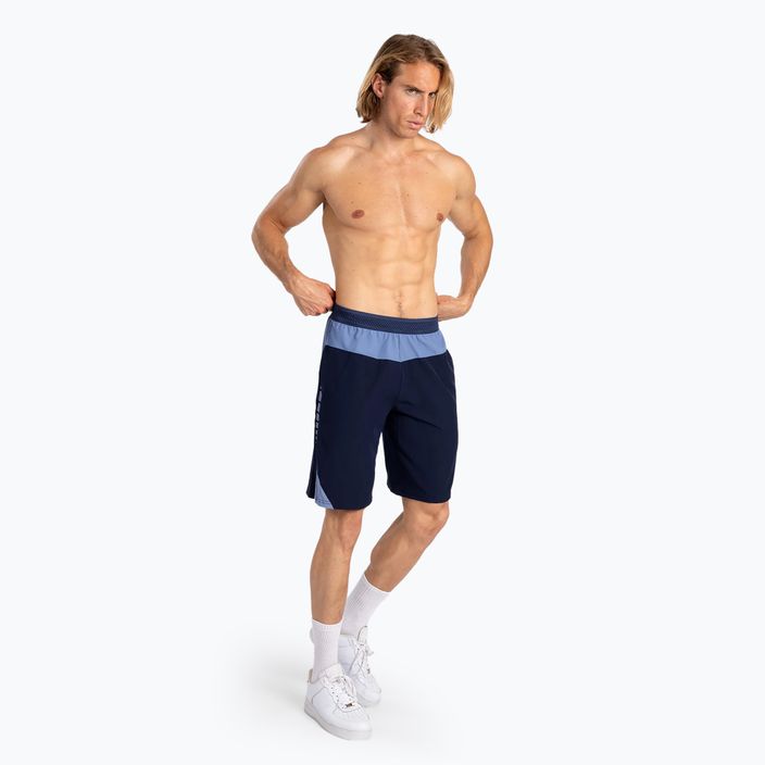 Pantaloni scurți de antrenament pentru bărbați Venum Tempest Training navy blue 2