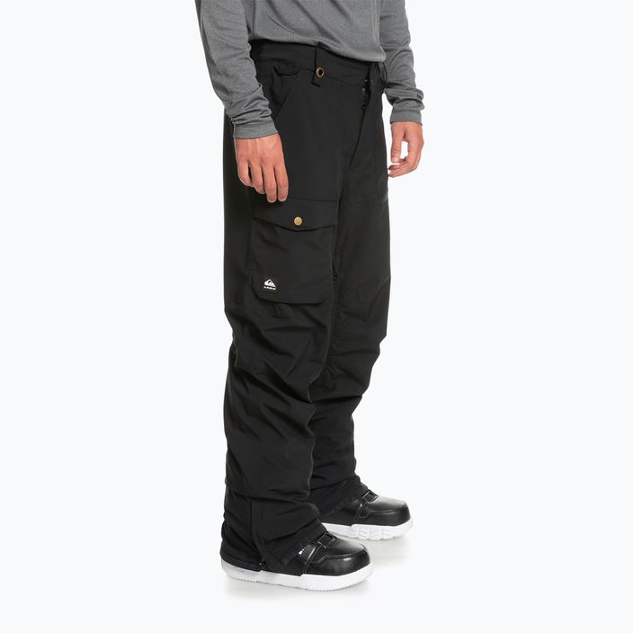 Pantaloni de snowboard pentru bărbați Quiksilver Utility, negru, EQYTP03140 3