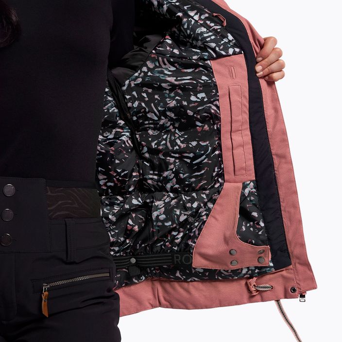 Jachetă de snowboard pentru femei Roxy Meade, roz, ERJTJ03275 12