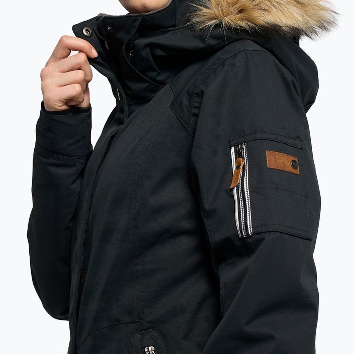 Jachetă de snowboard pentru femei Roxy Meade, negru, ERJTJ03275 6