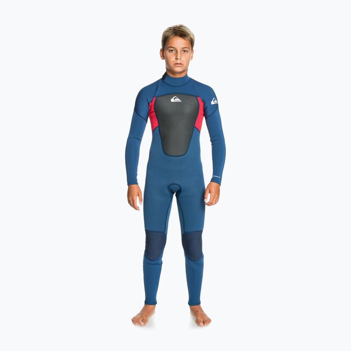 Quiksilver Fullsuit Prologue 3/2mm albastru marin pentru copii EQBW103076-XBBR Spumă de înot pentru copii 6