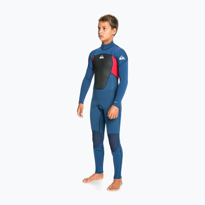 Quiksilver Fullsuit Prologue 3/2mm albastru marin pentru copii EQBW103076-XBBR Spumă de înot pentru copii 7