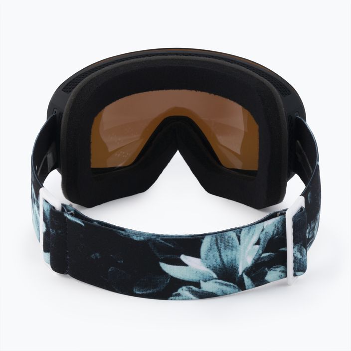Ochelari de snowboard pentru femei ROXY Popscreen Cluxe J 2021 true black akio/sonar ml revo blue 3