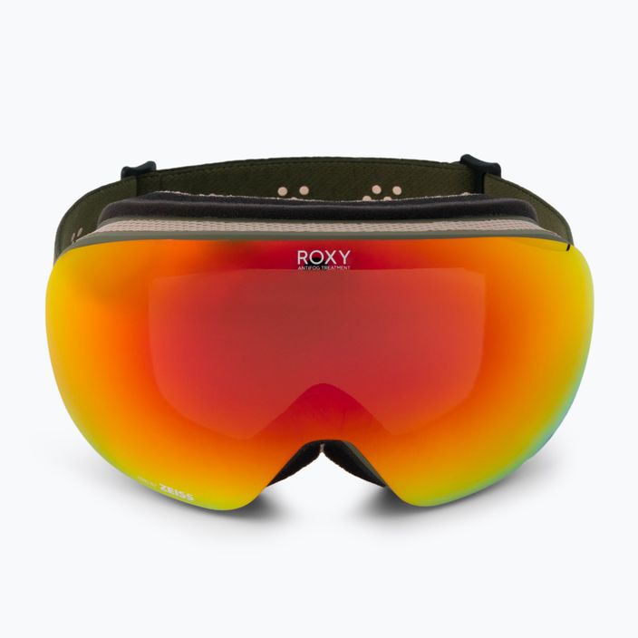 Ochelari de snowboard pentru femei ROXY Popscreen Cluxe J 2021 burnt olive/sonar ml revo red 2