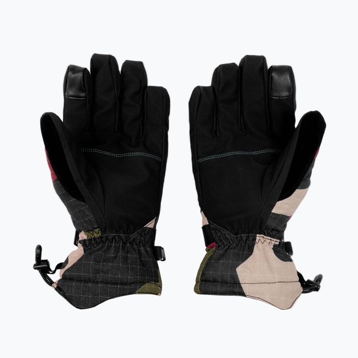 Mănuși de snowboard pentru bărbați Quiksilver, maro, EQYHN03141 2