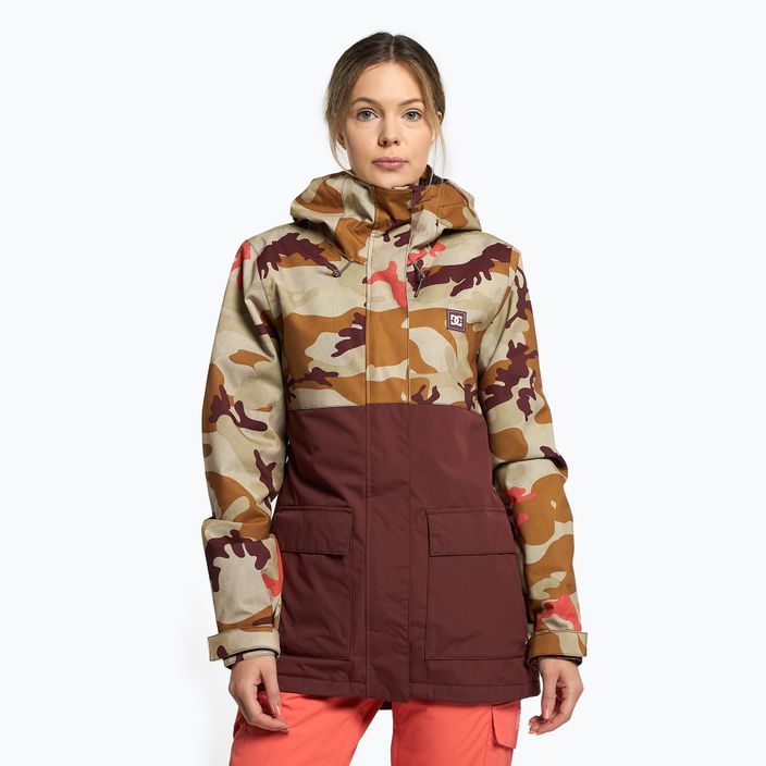 Jachetă de snowboard pentru femei DC Cruiser woodland camo overcast