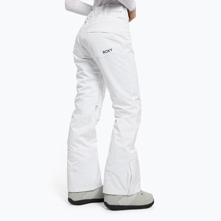 Pantaloni de snowboard pentru femei ROXY Backyard 2021 white 3