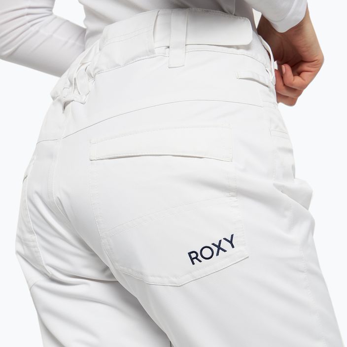 Pantaloni de snowboard pentru femei ROXY Backyard 2021 white 5