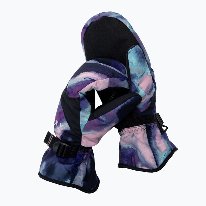 Mănuși de snowboard pentru femei ROXY Jetty 2021 niebieski/fioletowo/różowo/czarny