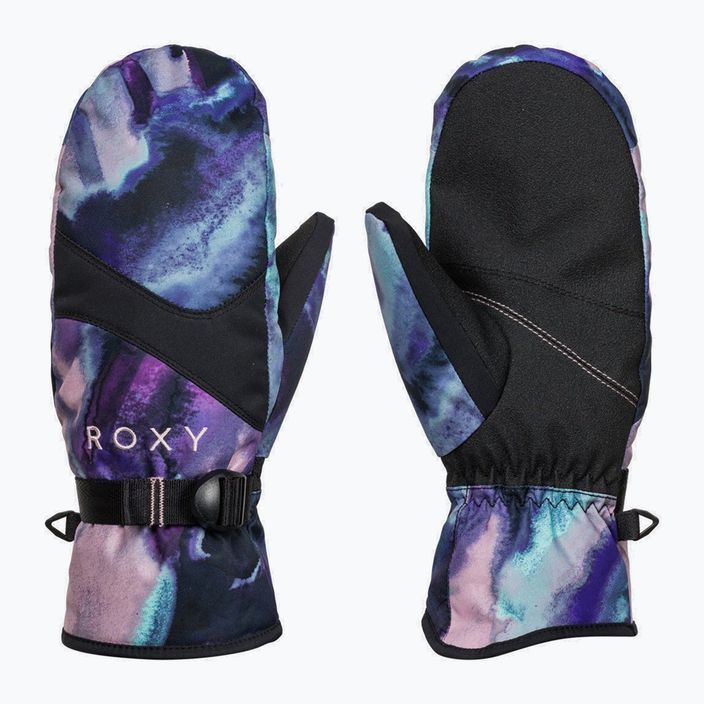 Mănuși de snowboard pentru femei ROXY Jetty 2021 niebieski/fioletowo/różowo/czarny 5