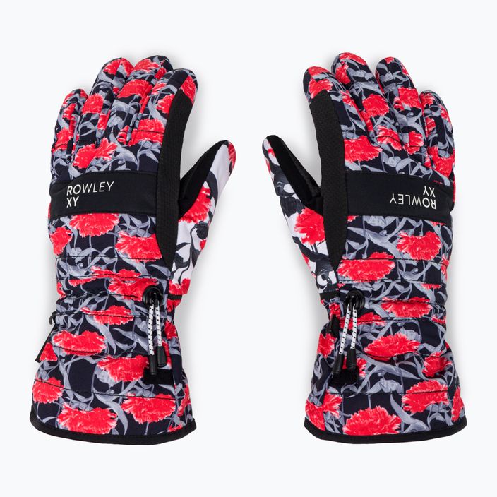 Mănuși de snowboard pentru femei ROXY Cynthia Rowley 2021 true black/white/red 2