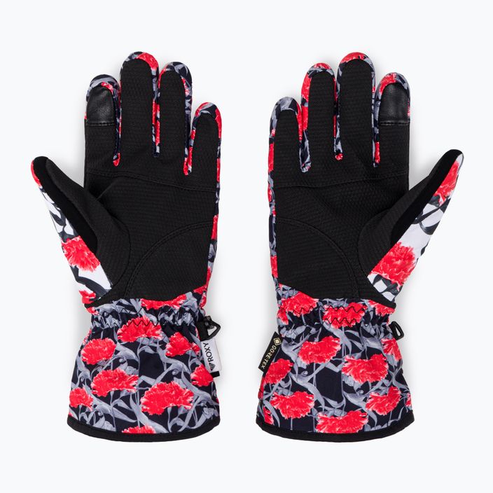 Mănuși de snowboard pentru femei ROXY Cynthia Rowley 2021 true black/white/red 3