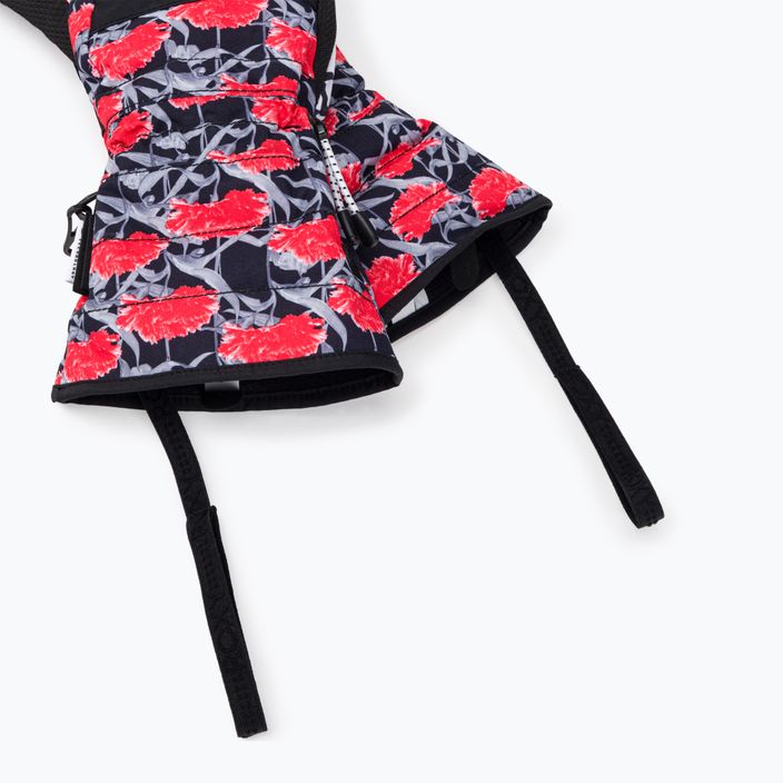 Mănuși de snowboard pentru femei ROXY Cynthia Rowley 2021 true black/white/red 6