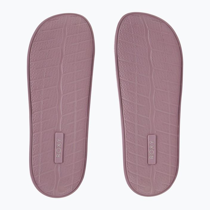 Papuci pentru femei ROXY Slippy II green purple haze 12