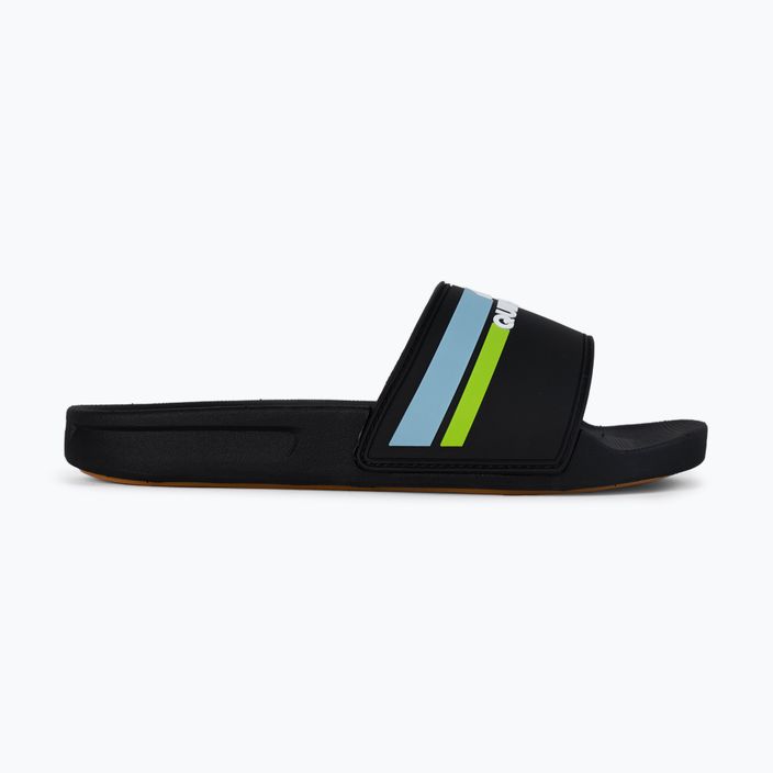 Flip-flops pentru copii Quiksilver Rivi Slide black/orange/blue 2
