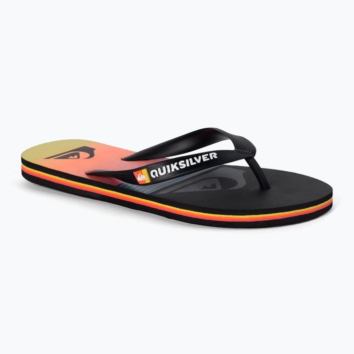 Șlapi pentru bărbați Quiksilver Molokai Panel black