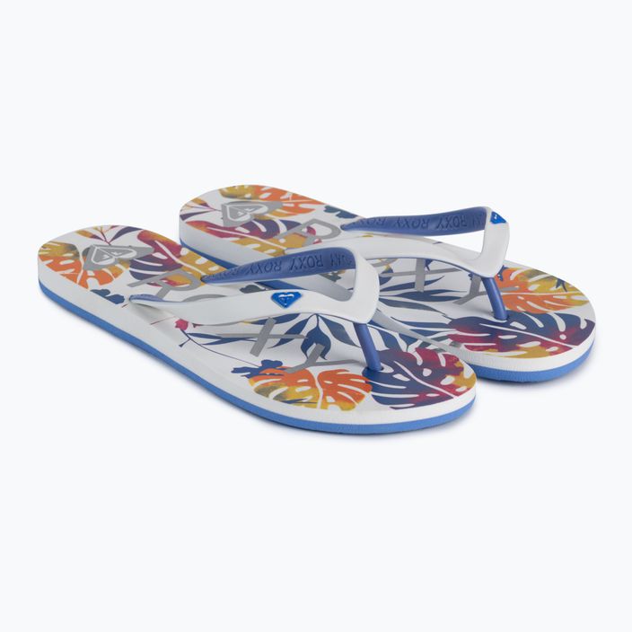 Flip flop pentru femei ROXY Tahiti VII 2021 white/blue/white 5
