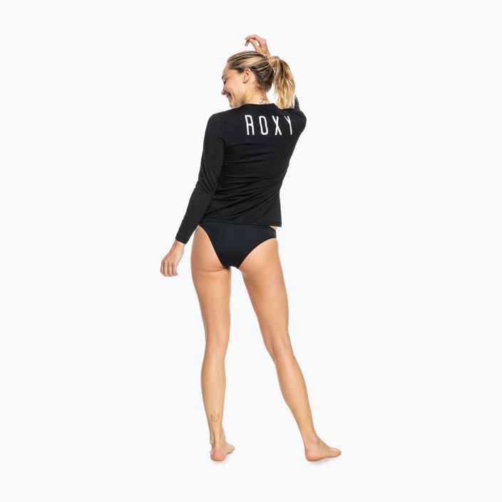 Femeile de înot cu mânecă lungă ROXY Enjoy Waves 2021 anthracite 3