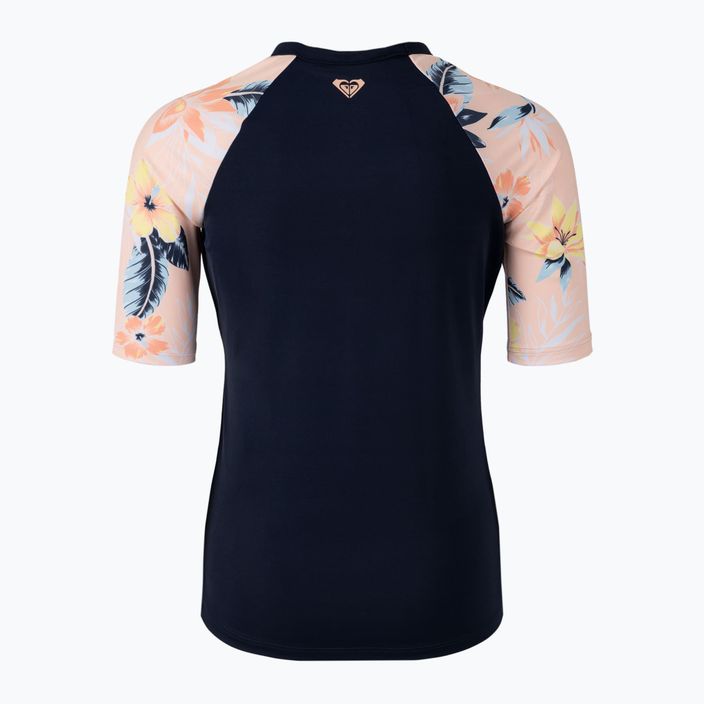 Tricoul de înot pentru copii ROXY Printed 2021 tropical peach/tropical bree 2
