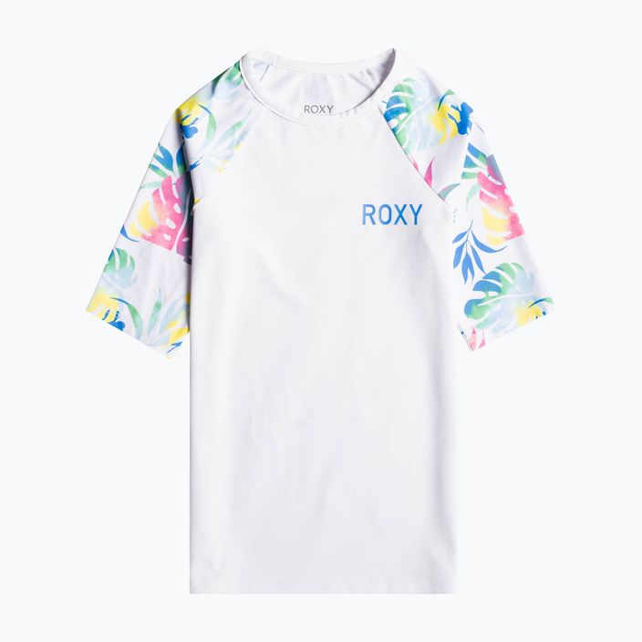 Tricoul de înot pentru copii ROXY Printed 2021 bright white/surf trippin 4