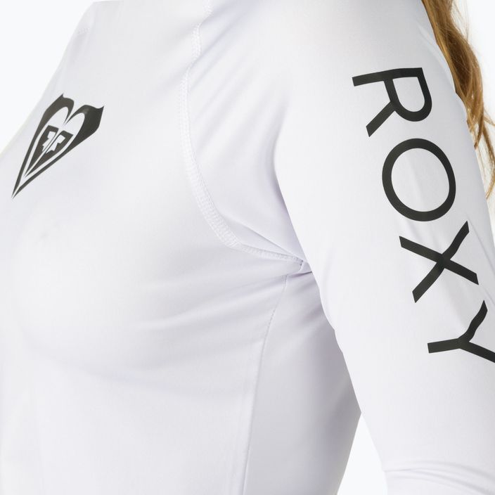 Femeile de înot cu mânecă lungă ROXY Whole Hearted 2021 bright white 5