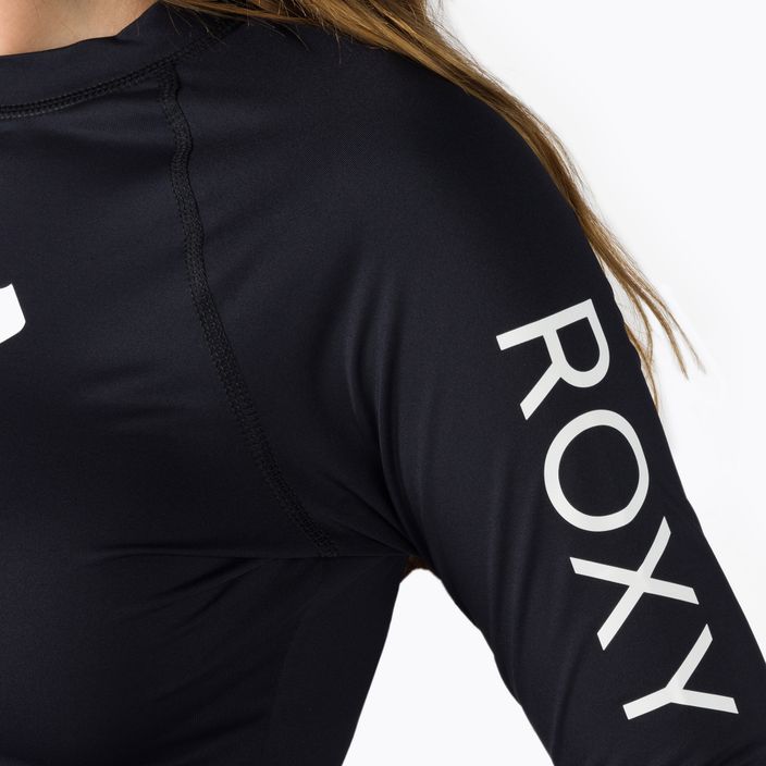 Femeile de înot cu mânecă lungă ROXY Whole Hearted 2021 anthracite 5