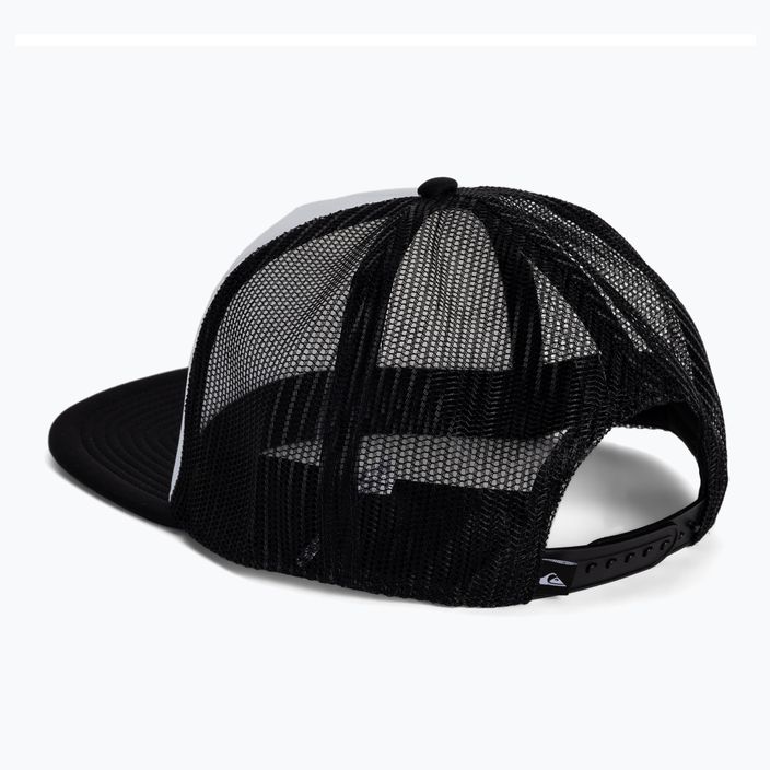 Șapcă de baseball pentru bărbați Quiksilver Foamslayer white/black 3