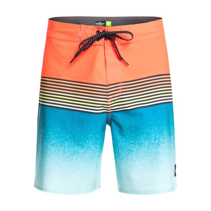 Pantaloni scurți de înot pentru bărbați Quiksilver Surfsilk Panel 18' portocaliu-albastru EQYBS04658-MKZ6 2
