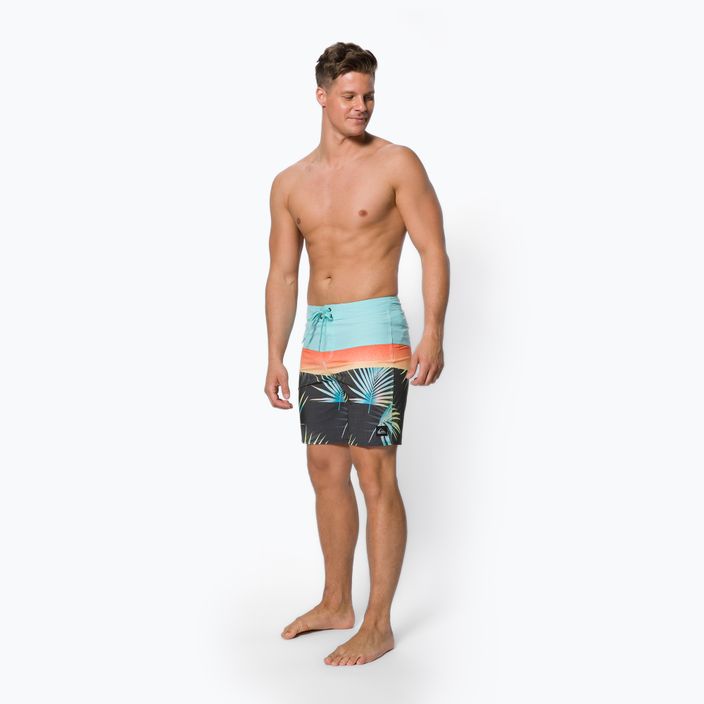 Pantaloni scurți de înot pentru bărbați Quiksilver Surfsilk Panel 18' colorat EQYBS04658-KTA6 2