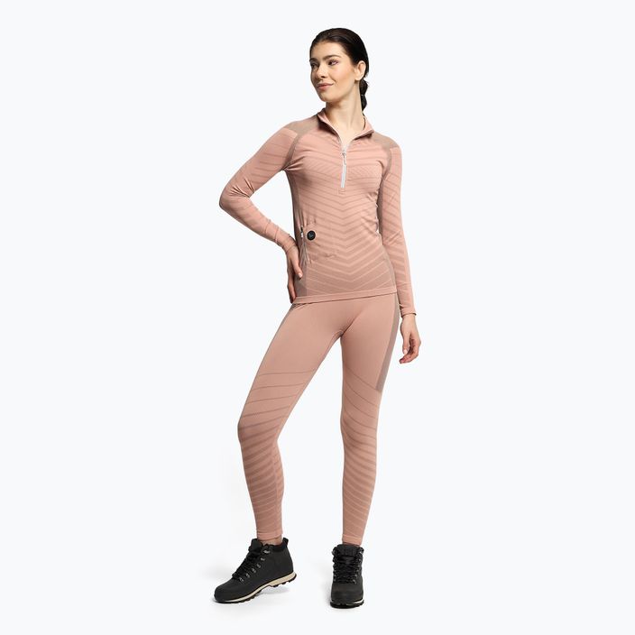 Pantaloni termoactivi pentru femei ROXY Base Layer 2021 gray violet 2