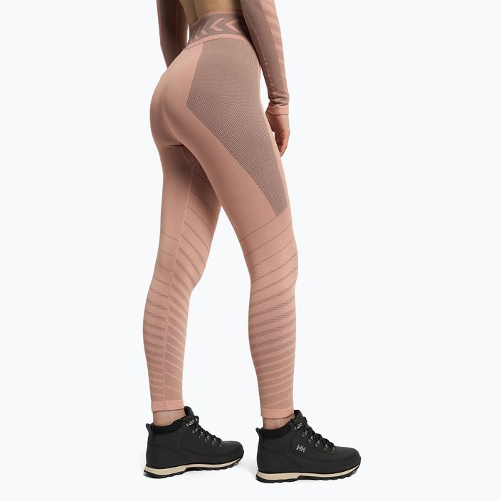 Pantaloni termoactivi pentru femei ROXY Base Layer 2021 gray violet 3