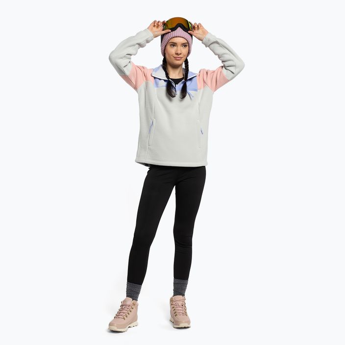 Pulover de snowboard pentru femei ROXY Chloe Kim Layer 2021 heather grey 2