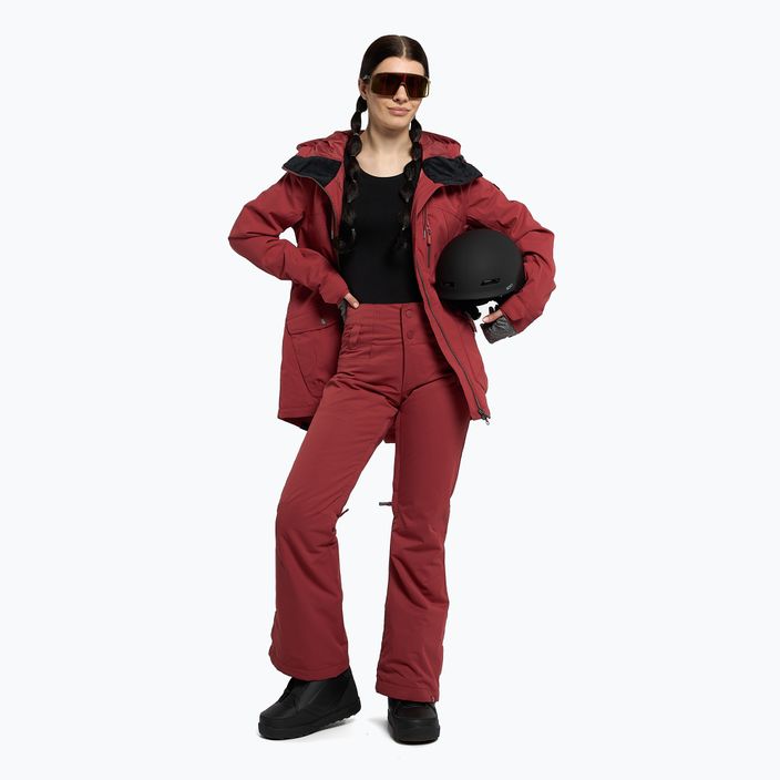 Pantaloni de snowboard pentru femei ROXY Diversion 2021 brick red 2
