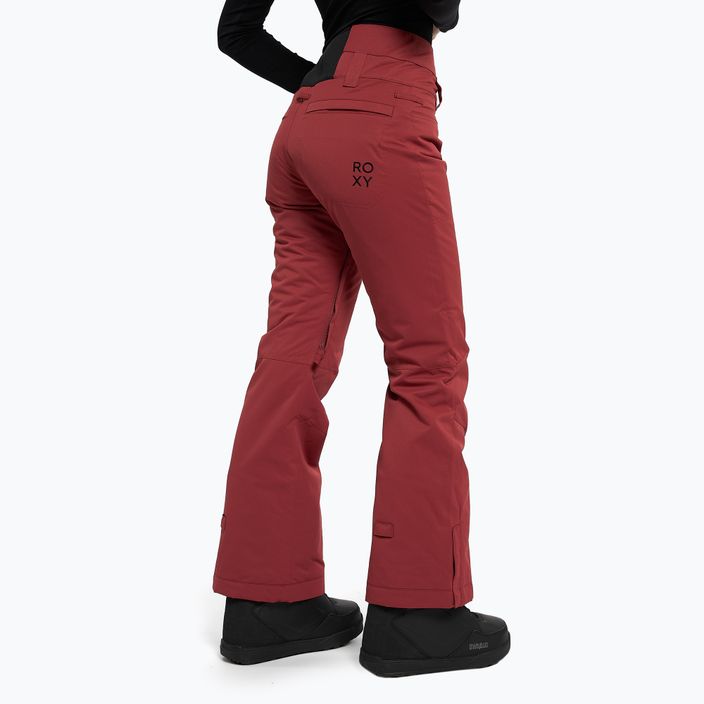 Pantaloni de snowboard pentru femei ROXY Diversion 2021 brick red 3