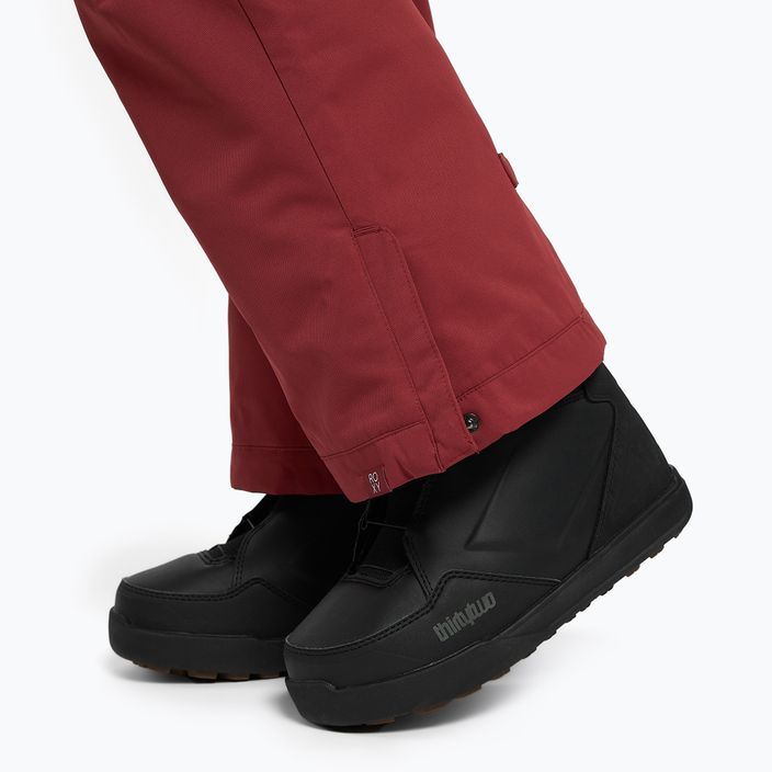 Pantaloni de snowboard pentru femei ROXY Diversion 2021 brick red 8
