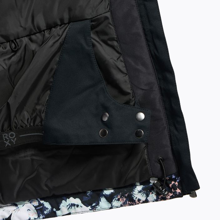 Jachetă de snowboard pentru femei ROXY Presence Parka 2021 true black black flowers 12