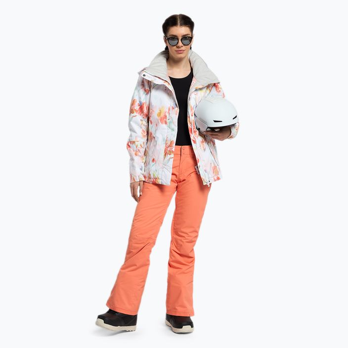 Jachetă de snowboard pentru femei ROXY Jetty 2021 bright white tenderness 2