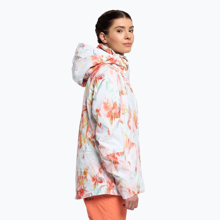 Jachetă de snowboard pentru femei ROXY Jetty 2021 bright white tenderness 3