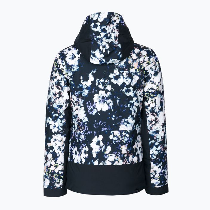 Jachetă de snowboard pentru copii ROXY Silverwinter 2021 true black black flowers 2