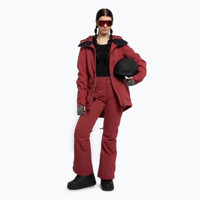 Jachetă de snowboard pentru femei ROXY Stated Warmlink 2021 brick red 2