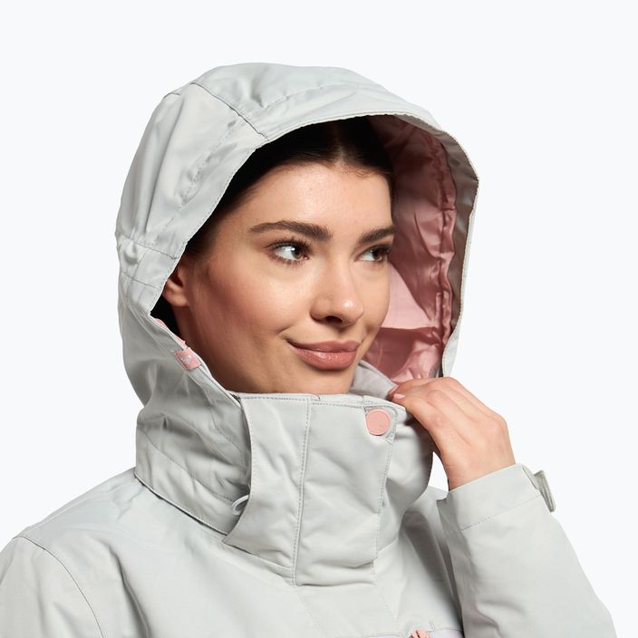 Jachetă de snowboard pentru femei ROXY Jetty Block 2021 gray violet marble 5