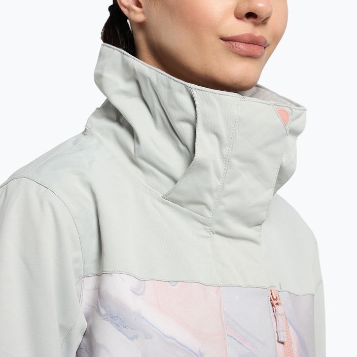 Jachetă de snowboard pentru femei ROXY Jetty Block 2021 gray violet marble 6