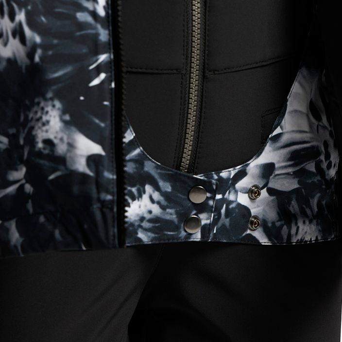 Jachetă de snowboard pentru femei ROXY Jet Ski Premium 2021 true black future flower 10