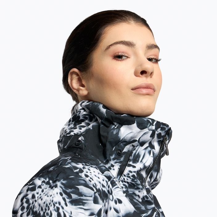 Jachetă de snowboard pentru femei ROXY Jet Ski Premium 2021 true black future flower 8